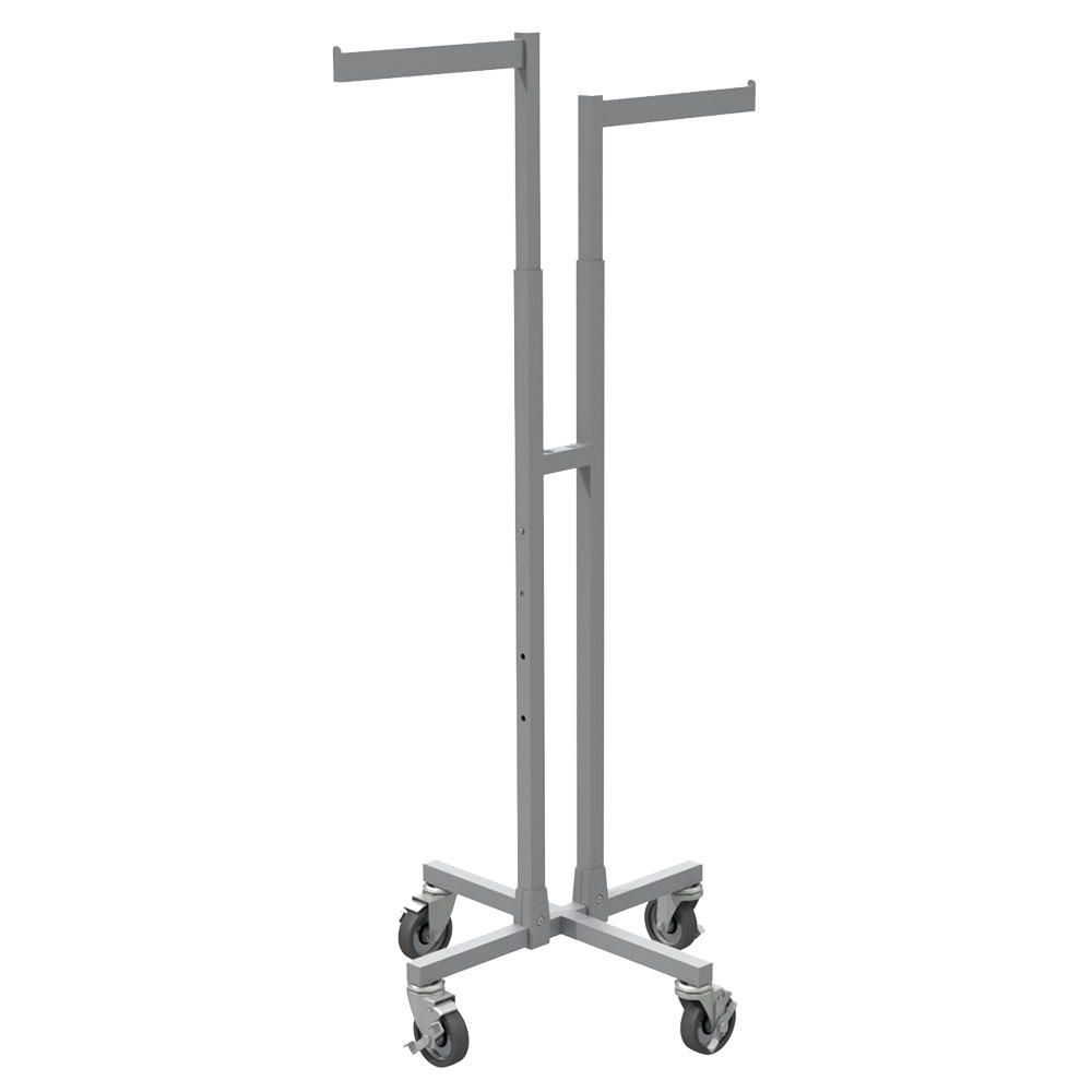 Burnside Displays Silver 2-Arm T-Stand