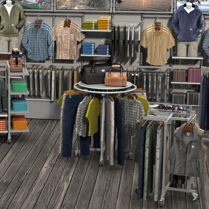 Round Rack - Burnside Retail Store Fixture Collection